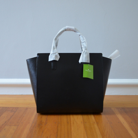 KATE SPADE Black Leather Crossbody Bag + Wallet - Picture 1 of 14